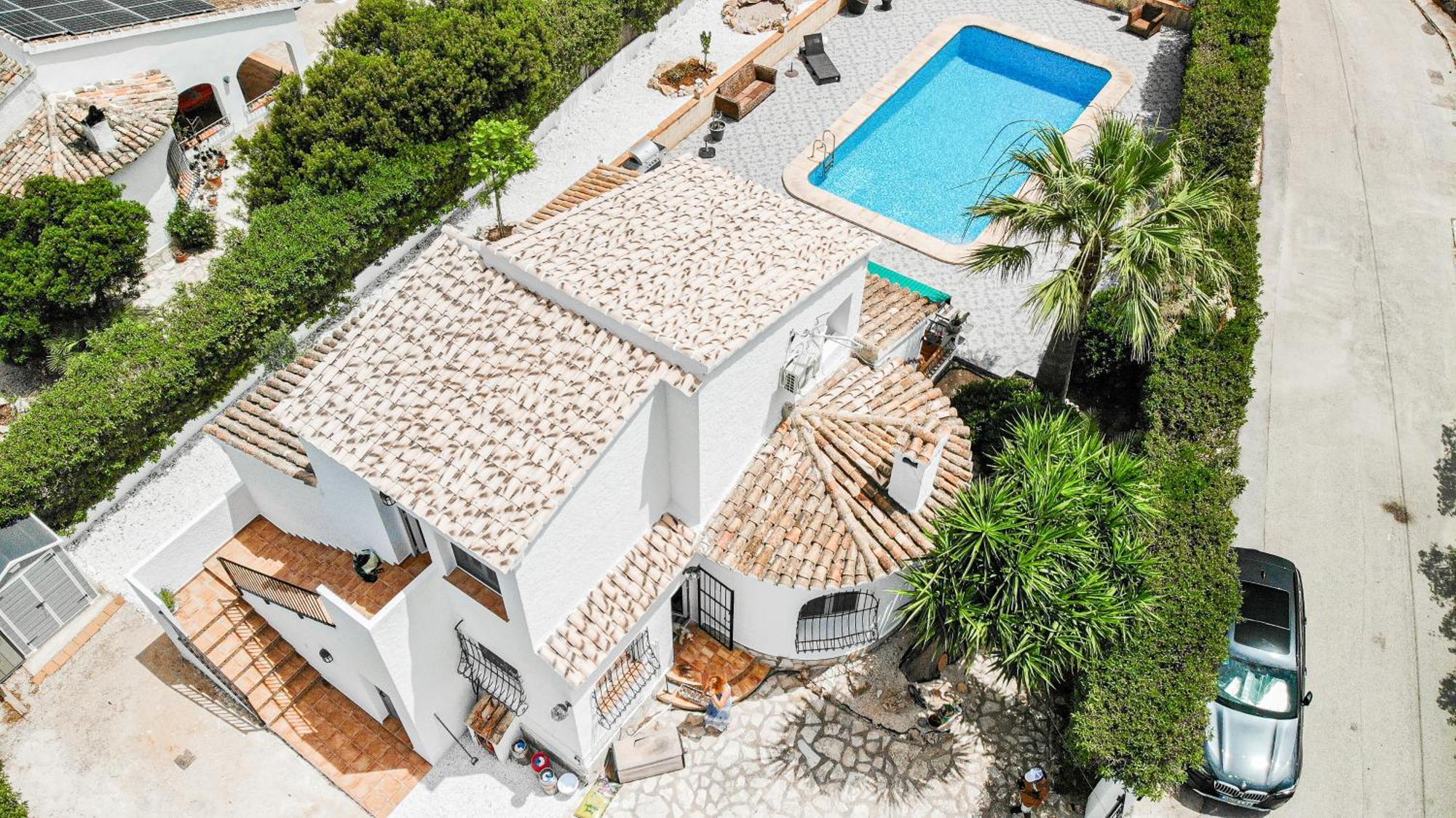 Casa Maria Top Floor Studio Apartment With Swimming Pool Javea Exterior photo