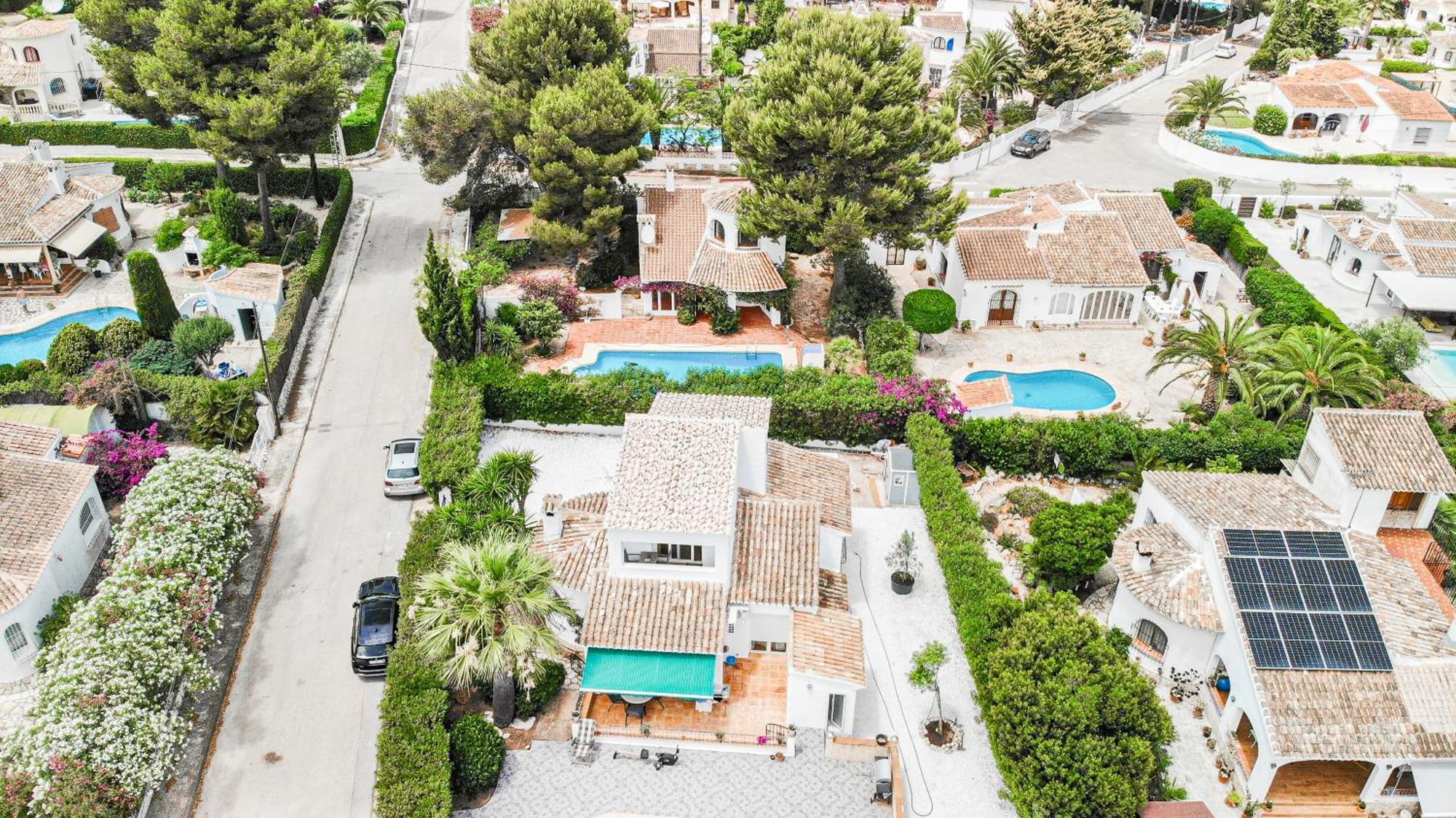 Casa Maria Top Floor Studio Apartment With Swimming Pool Javea Exterior photo